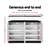 Artiss High Gloss Shoe Cabinet Storage Organisers Rack Shelf Cupboard