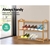 Artiss 3 Tiers Bamboo Shoe Rack Storage Organiser Wooden Shelf Stand
