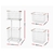2 Tier Wire Storage Shelf Laundry Basket Hamper Metal Clothes Rack Shelves