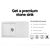 Cefito Kitchen Sink Granite Stone Laundry Top Undermount Single 860x500mm