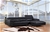 Riviera – Grand Lounge with Chaise, Black