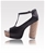 Niclaire Strapped Block Heel With T-Bar Sandals