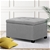 Artiss Storage Ottoman Blanket Box Linen Couch Bench Toy Grey