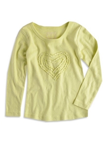 Pumpkin Patch Girl's Long Sleeve Ribbed 