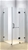 1100 x 900mm Frameless 10mm Glass Shower Screen Della Francesca