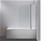 180 Pivot Door 6mm Safety Glass Bath Shower Screen 1200x1400mm