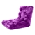 SOGA Floor Recliner Folding Lounge Sofa Futon Couch Chair Cushion Purple