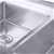 SOGA S/S Work Bench Right Sink Commercial Kitchen Food Prep Table 160*70*85