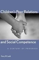 Children's Peer Relations and Social Com
