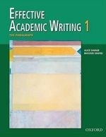 Effective Academic Writing 1: The Paragr