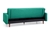 Sofa Bed 3 Seater Button Tufted Lounge Set Couch in Velvet Green Colour