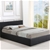 Levede Bed Frame Gas Lift Premium Leather Base Mattress Double