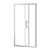 Levede Bath Shower Enclosure Screen Seal Strip Glass Door 1300x1900mm