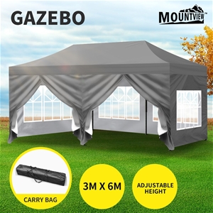 Mountview Gazebo Pop Up Marquee 3x3m Can
