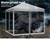 Mountview Gazebo Pop Up Marquee 3x6m Canopy Tent Outdoor Camping Folding