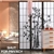 Levede 6 Panel Free Standing Foldable Room Divider Screen Bamboo Print