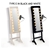 Levede Free Standing Mirrored Jewellery Dressing Cabinet in Black Colour