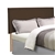 Levede Bed Frame Bed head PU Leather With Wooden Leg Double Size