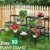 2x Levede Plant Stands Outdoor Indoor Metal 3 Tier Planter Corner Shelf
