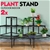 2x Levede Outdoor Indoor Plant Stand Metal 3 Tier Planter Corner Shelf