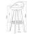 4x Levede Swivel Bar Stool Kitchen Stool Dining Chair Barstools Cream