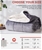 DreamZ Weighted Blanket Heavy Gravity Deep Relax Ultra Soft 5KG Adults Grey