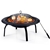 22" Portable Outdoor Fire Pit BBQ Grail Camping Garden Patio Heater