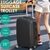28" Luggage Sets Suitcase Blue&Black TSA Travel Hard Case Lightweight