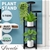 Levede Plant Stand Outdoor Indoor Flower Pots Rack Garden Shelf Black 120CM