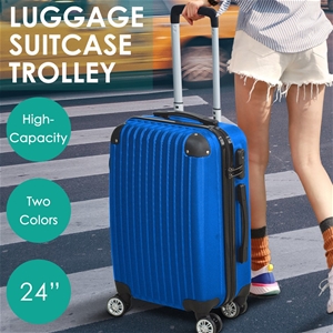 24" Cabin Luggage Suitcase Code Lock Har