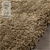 Ultra Soft Anti Slip Rectangle Plush Shaggy Floor Carpet in Beige 90x150cm