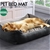 PaWz Pet Bed Mattress Dog Cat Pad Mat Cushion Soft Warm Washable 3XL Grey