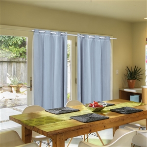 2x Blockout Curtains Panels 3 Layers W/ 