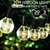 20M Festoon String Lights Kits Christmas Party Waterproof Indoor/Outdoor
