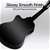 BoPeep 38 " Wooden Acoustic Guitar Classical Cutaway Steel String w/ Bag