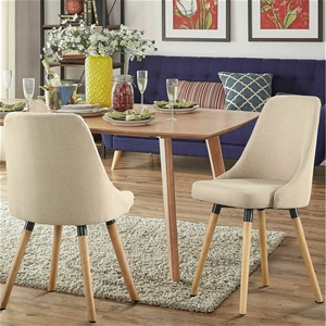 Levede 2x Upholstered Fabric Dining Chai