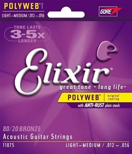 Elixir 11075 Acoustic Guitar Strings Pol