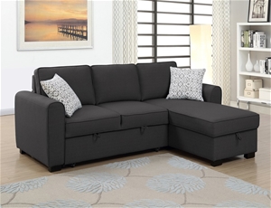 Jessie LHF Chaise With Sofabed & Storage