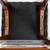 2X 65cm Oak Wood Bar Stool Leather SOPHIA - WHITE BROWN