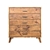 Tallboy with 5 Storage Drawers in Rustic Colour with Wooden Construction