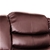 Recliner Dream presents a cozy and stylish look with leather upholstery.