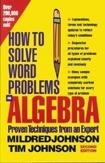 How to Solve Word Problems in Algebra, 2