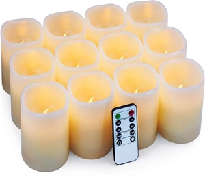 Flameless Candles LED Candles Set of 12 