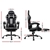 Artiss Gaming Chair Office Computer Seating Racing PU Leather Black GR