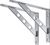 L Bracket Heavy Duty Stainless Steel Solid Shelf Corner Brace 2-Pack