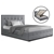Artiss ROCA King Single Size Gas Lift Bed Frame Base Storage Mattress Grey