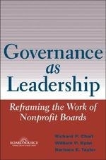 Governance as Leadership: Reframing the 