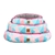 Charlie's Pet Reversible Oval Pad Bed - Multi Triangle Small