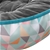 Charlie's Pet Reversible Oval Pad Bed - Green Triangle Medium