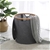 Sherwood Linen & Bamboo Round Short Laundry Bag with Cover 38*38*43cm